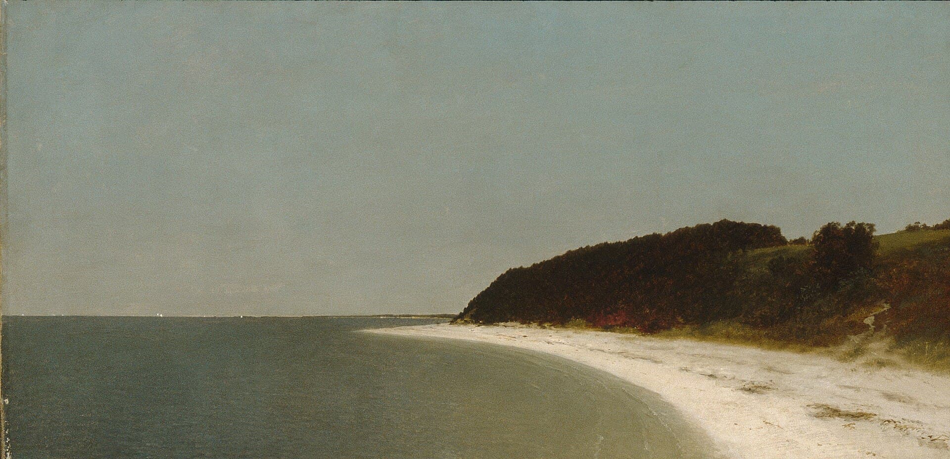 Eaton's Neck, Long Island, an 1872 luminist seascape by John Frederick Kensett.
